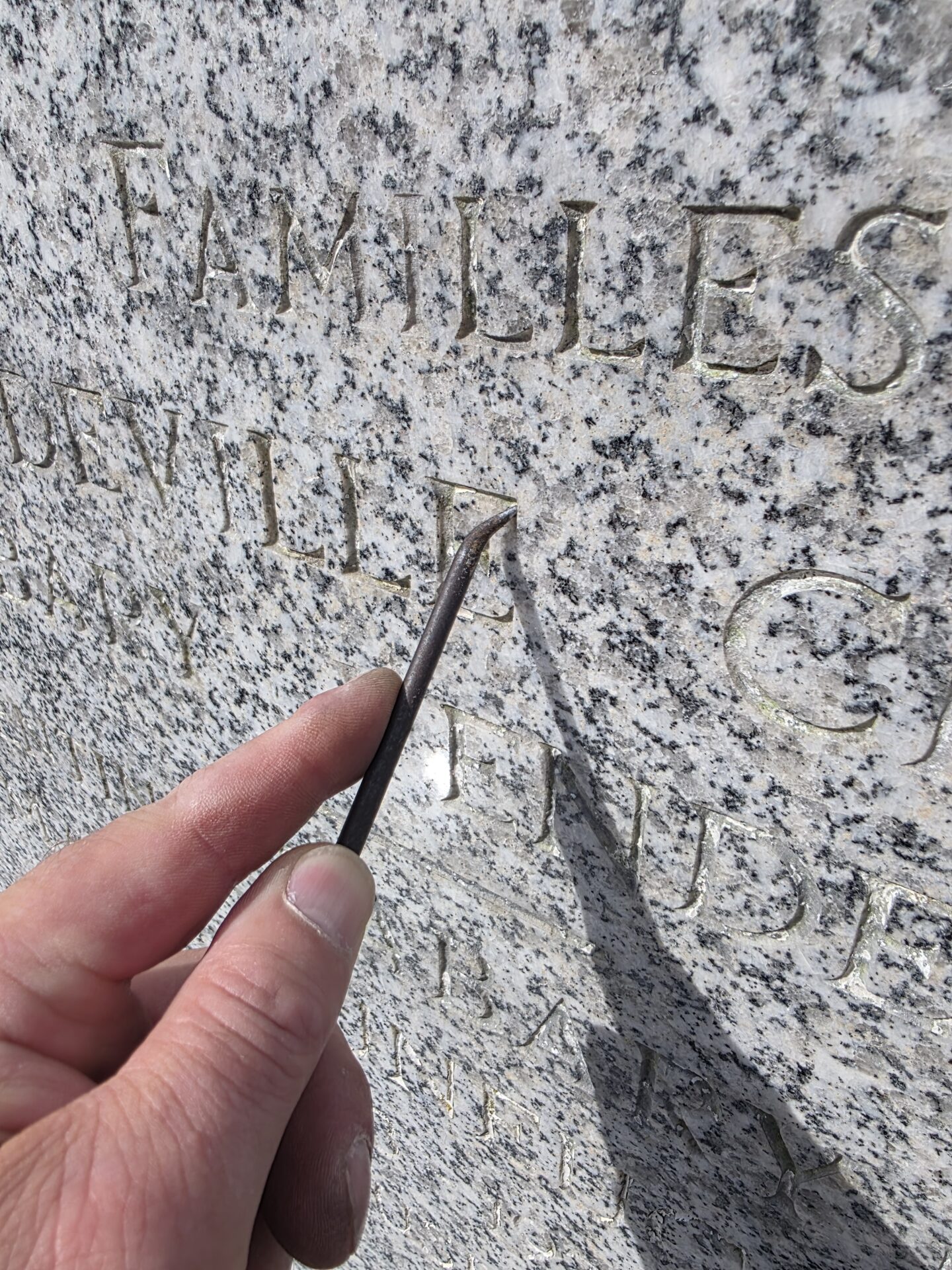 Nettoyage avant rechampissage