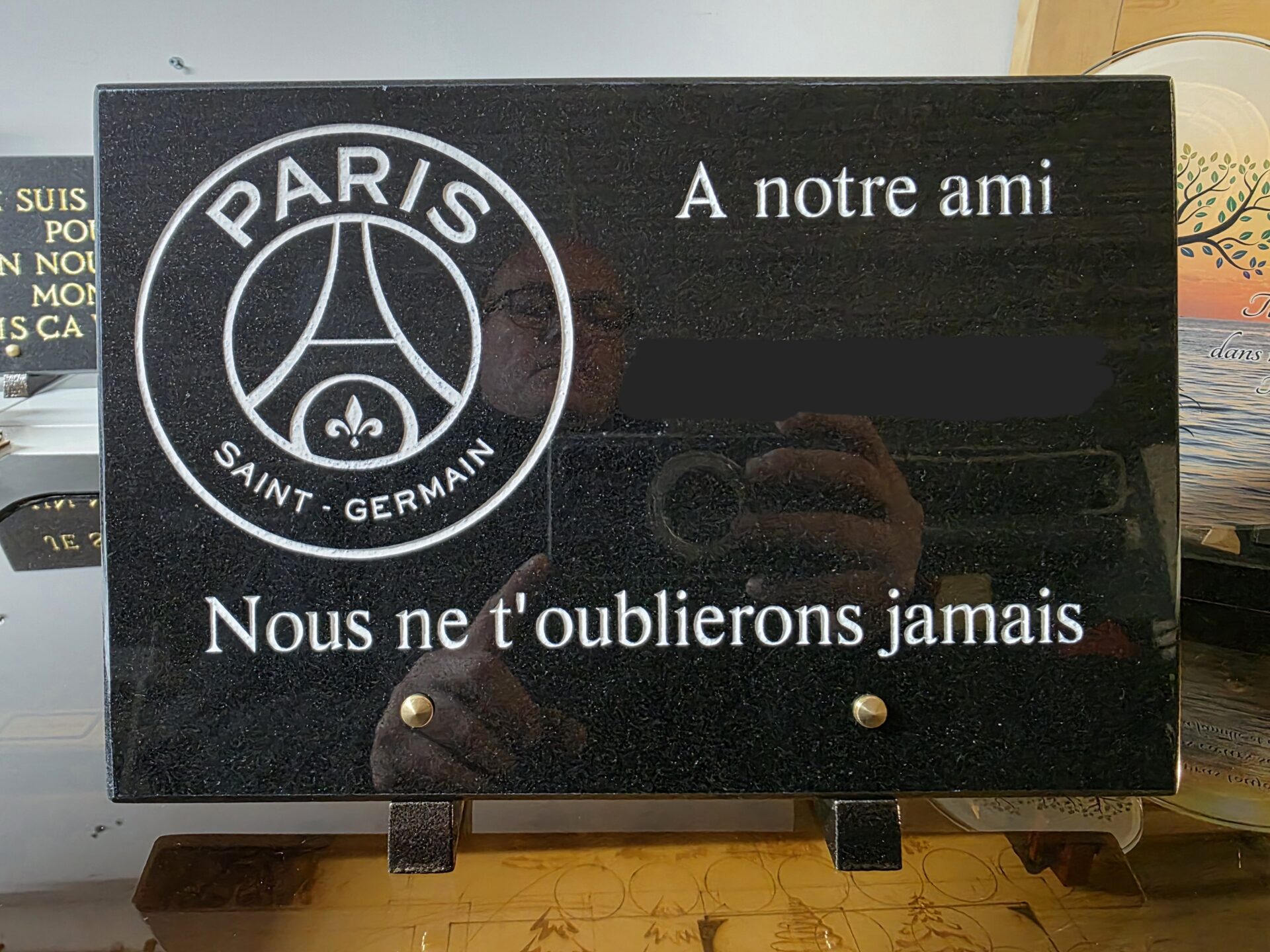 Gravure sablage pierre tombale personnalisé